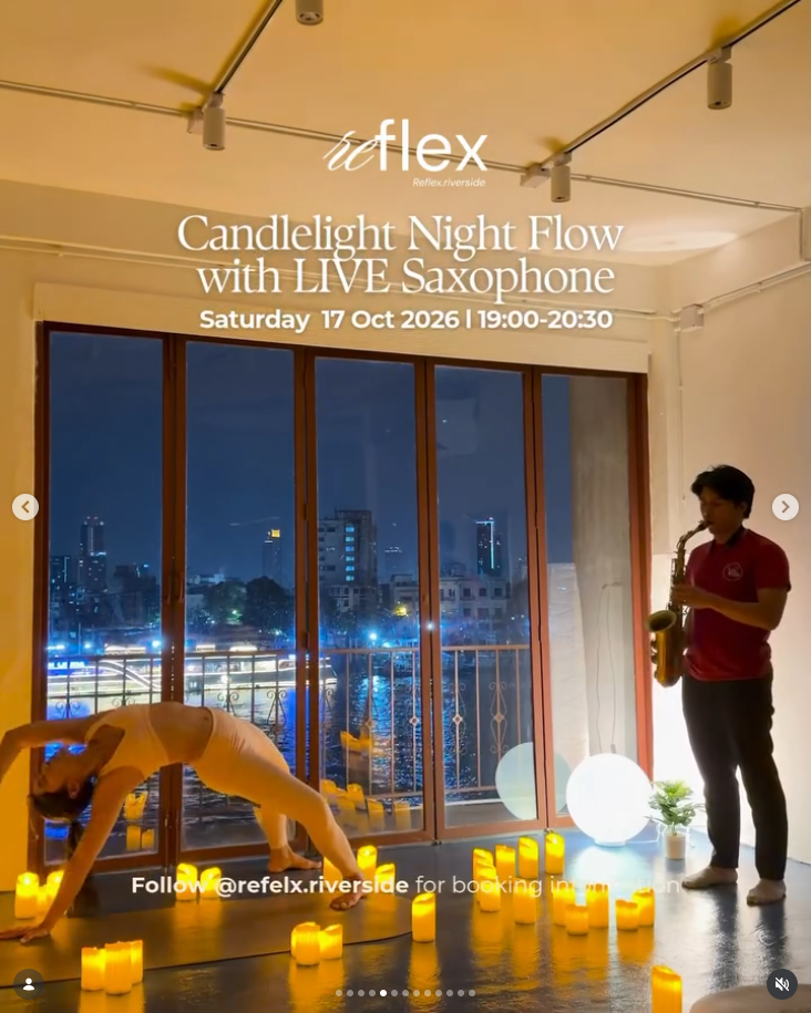 Candlelight Night Flow with Live Saxophone