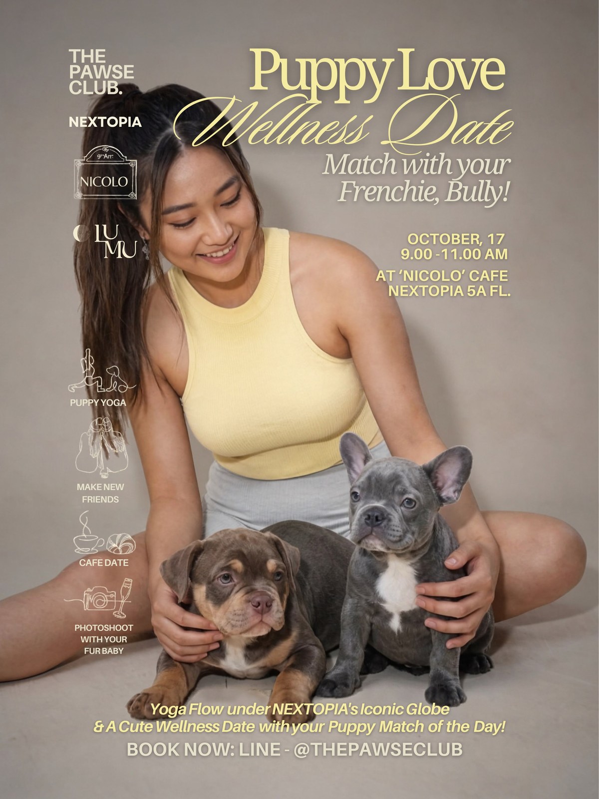 Puppy Love Wellness Date: Frenchie & Bully Edition