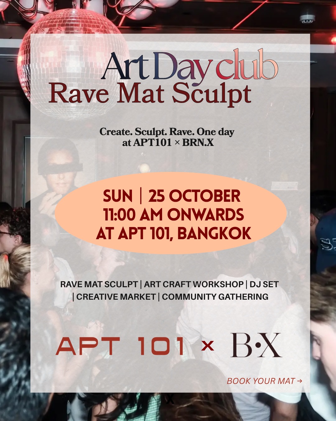 Rave Mat Sculpt at Art Day Club