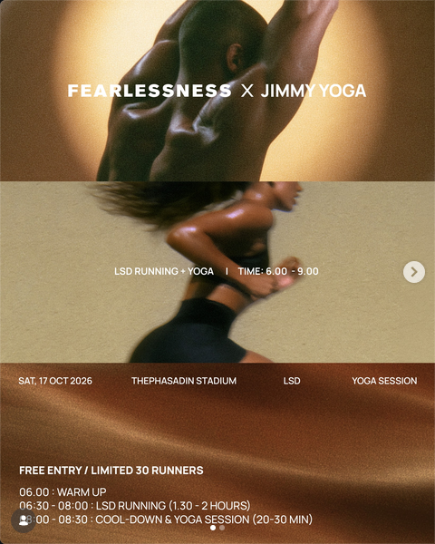 Fearlessness Run Club × Jimmy Yoga