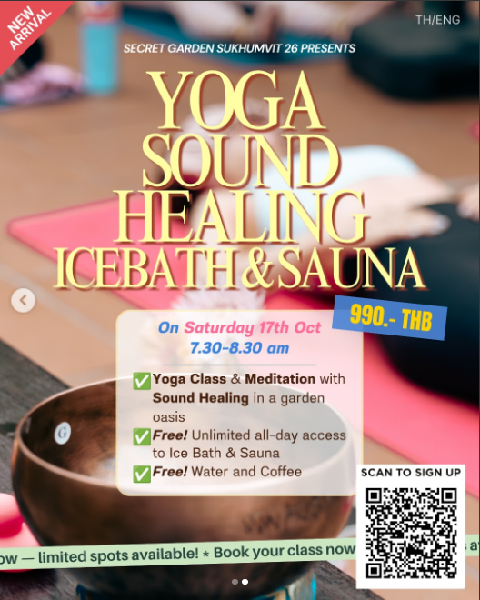 Yoga, Sound Healing, Ice Bath & Sauna