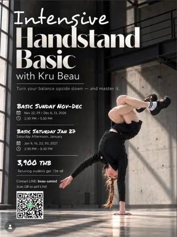 Handstand Intensive Course with Kru Beau